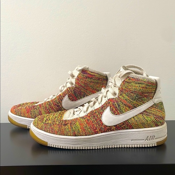 Nike Air Force 1 mid Ultra Flyknit Multi-Color size men’s 8 (41) - Picture 1 of 12